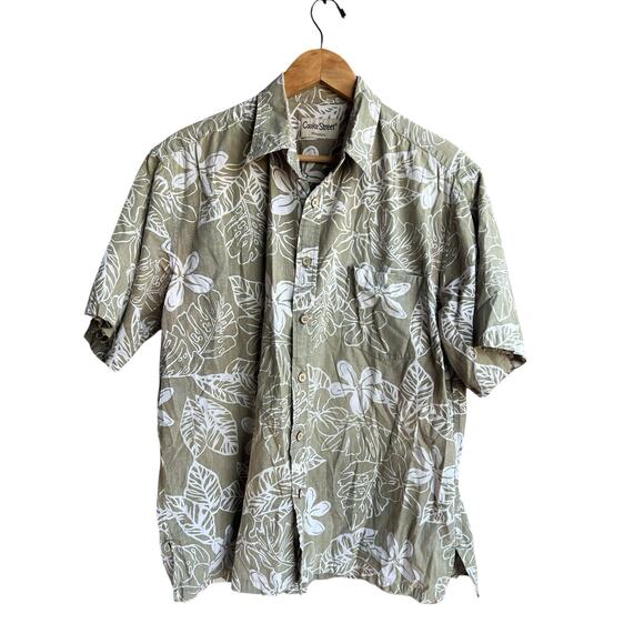 VTG Cookie Street Men LARGE Honolulu Shirt Fish Hawaiian Short Sleeve Button Up - Picture 1 of 4